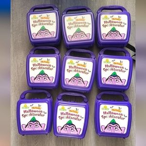 New Sesame place The Count's lunch boxes set of 9